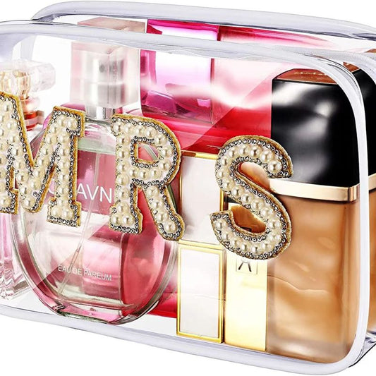 Bolsa de cosméticos de mano para mujer, sencilla y práctica