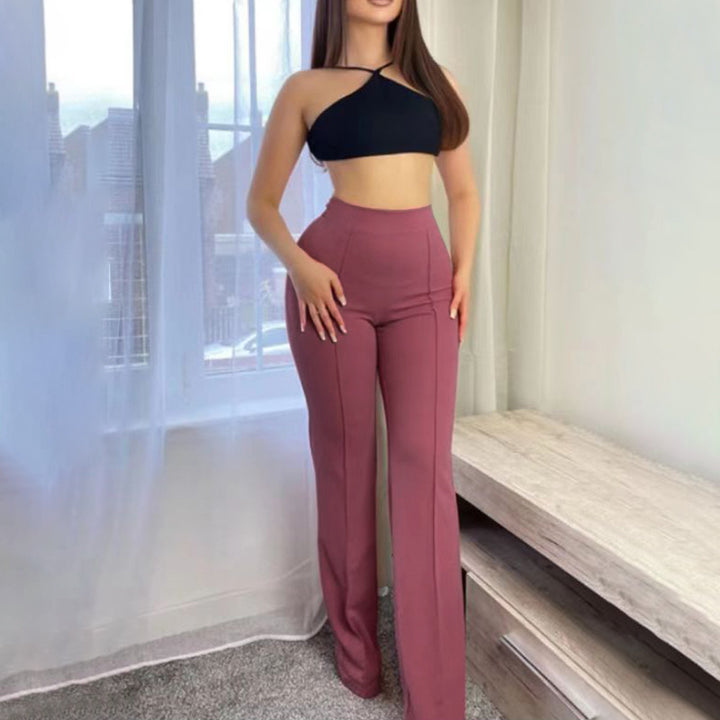 Pantalones azul marino para mujer
