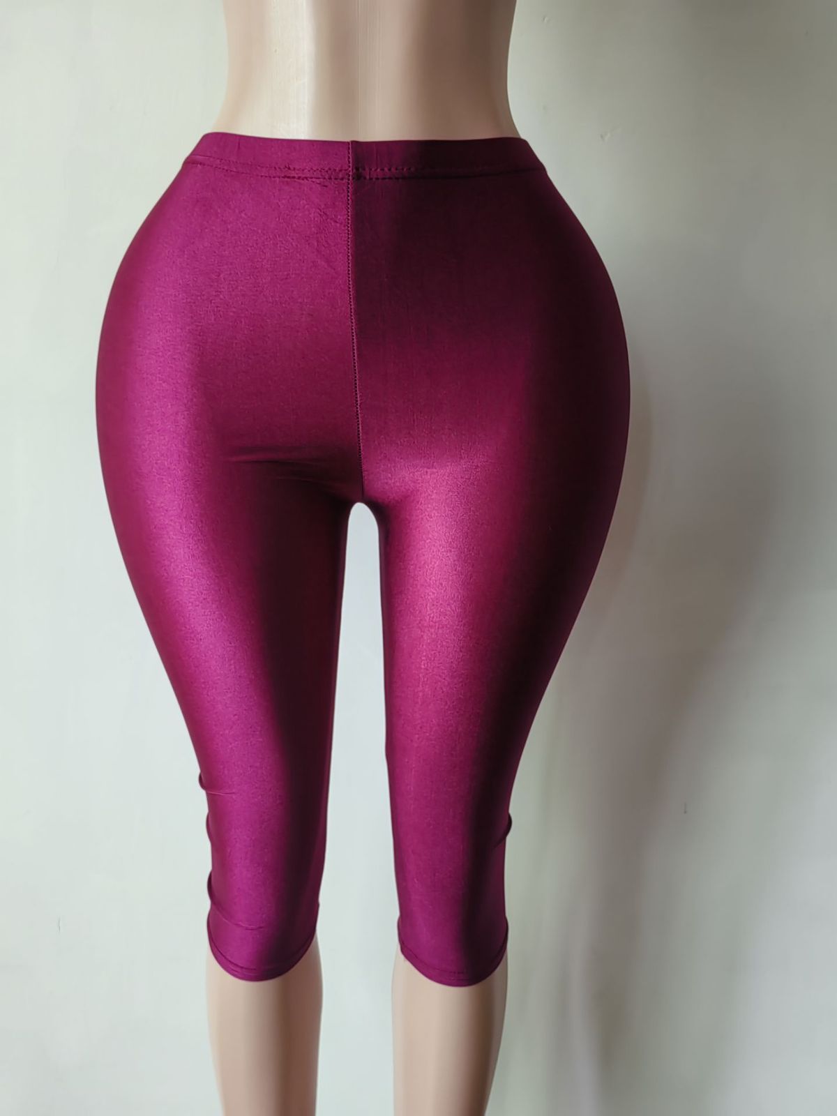 Women Fashion Solid Color Tight Pants in Spandex