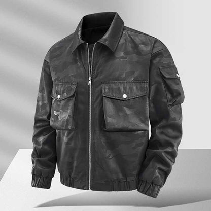 Men's Casual Tooling Vintage Camouflage Jacket