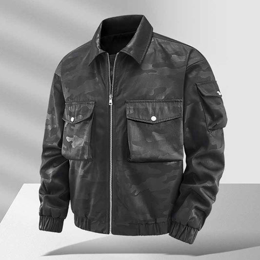 Men's Casual Tooling Vintage Camouflage Jacket
