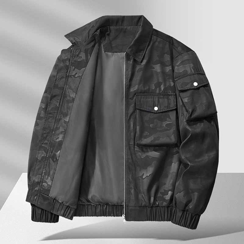 Men's Casual Tooling Vintage Camouflage Jacket
