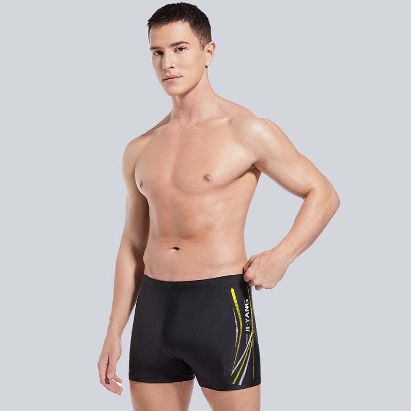 Traje de baño de carreras a juego con letras y colores para hombre
