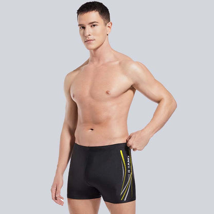 Traje de baño de carreras a juego con letras y colores para hombre