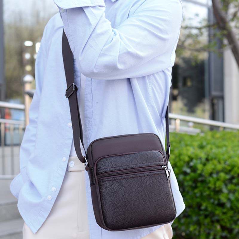 Bolso bandolera Oxford informal de negocios para hombre en tela Oxford
