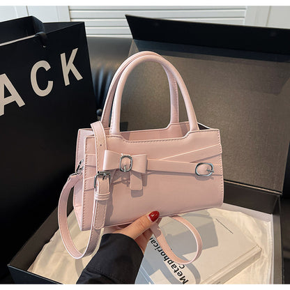 Bolso bandolera cuadrado pequeño de PU para mujer
