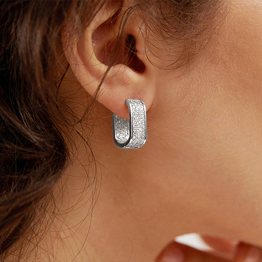 Women Fashion Micro-Inlaid Zircon Earrings