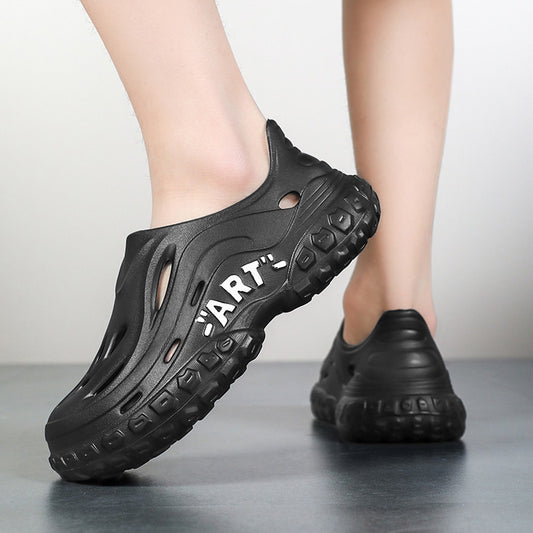 Zapatos casuales transpirables de color sólido y antideslizantes para hombre