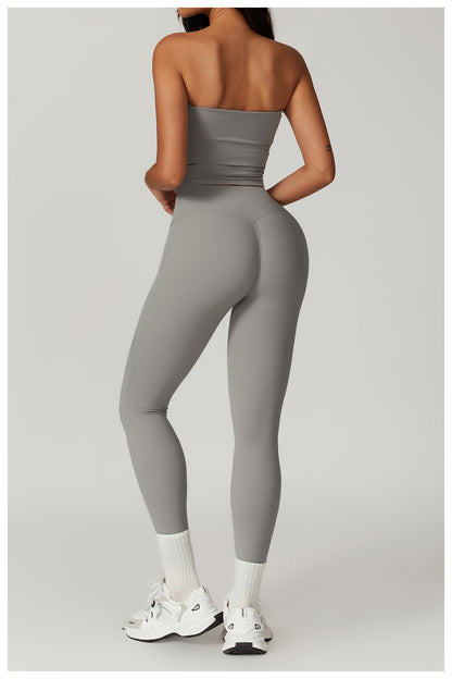 Leggings de yoga taille haute décontractés pour femmes, vêtements de sport respirants à séchage rapide