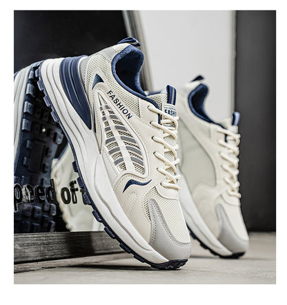 Men Casual Mesh Breathable Thick-Soled Sneakers