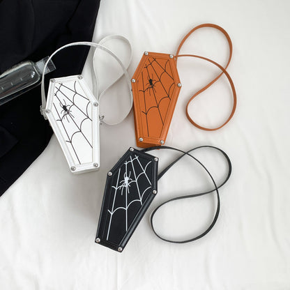 Bolso de hombro con diseño de calavera gótica de Halloween