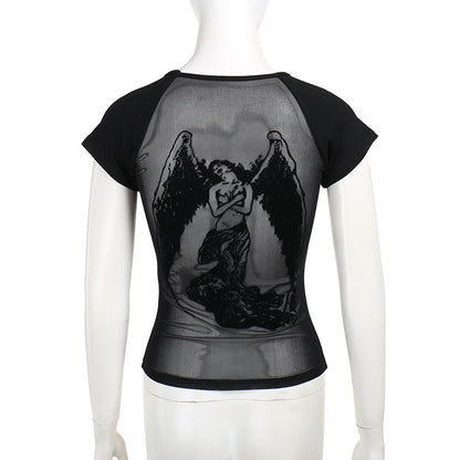 Summer Gothic Punk Spice Girls Short Sleeved T Shirt